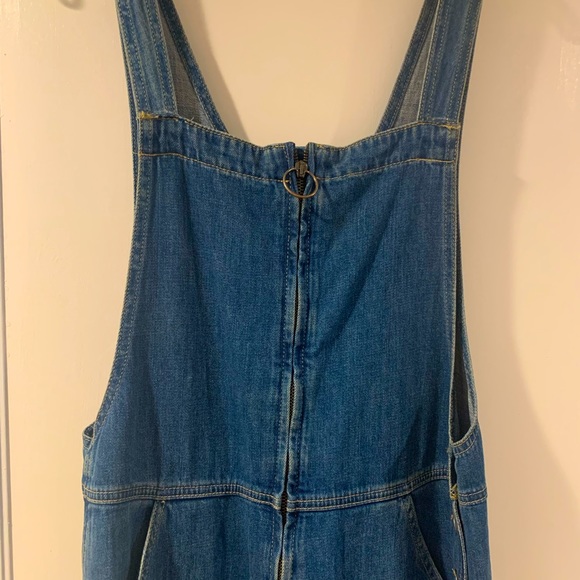 M.i.h. Jeans - women’s fashion overalls - Medium Denim color, front-zip - Picture 2 of 5
